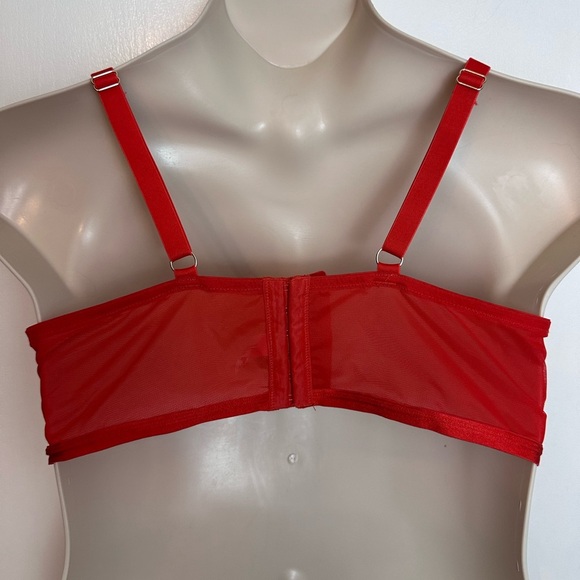 Adore Me Red Diara Contou Intimates Bra 42D #1596 - Picture 4 of 8